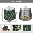 thumbnail image 2 of Yayeee Ashtray with Lid for Cigarette Smokeless Stainless Steel Home Ash Holder, Dark Green Plants, 2 of 7