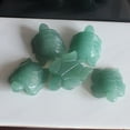 thumbnail image 6 of 2'' Hand Carved Gemstone Crystal sea Turtle Figurine Animal Carving Statue Home Decor (Natural Green Aventurine), 6 of 12
