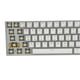 thumbnail image 3 of XWSHYW Aparatos Electrónicos Teclado Mecánico para Juegos Pk61 con 61 Teclas, Interruptores Amarillos, con Cable Usb y Retroiluminación, 3 of 3