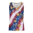 thumbnail image 3 of 2025 American Flag Tank Tops Women 4th of July Sleeveless Shirt Patriotic Stars Stripes Racerback Vest, 3 of 3