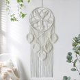 thumbnail image 3 of Atrapasueños de Macramé para Dormitorio, Atrapasueños para Adultos, Decoración de Pared, Colgante de Pared Bohemio Grande con Hojas Tejidas, Decoración del Hogar, 3 of 5