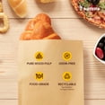 thumbnail image 3 of Katbite Self-Standing Disposable Paper Lunch Bags, Fold-Top Closure, 5.12 inch, 100 Count, Snack and Bread Bag, 3 of 8