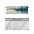 thumbnail image 4 of Valances for Windows Abstract Graffiti Rod Pocket Cafe Window Treatments Valance Curtains for Kitchen Bathroom Laundry Basement Windows 42"x12", 4 of 9