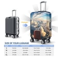 thumbnail image 4 of Fotbe Sunset Airplane Travel View Funda Protectora para Equipaje, Antirrayones y Resistente a la Suciedad, Compatible con Maletas de 18 a 32 Pulgadas-Large, 4 of 7