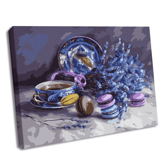 Painting by Numbers kit Still life with lavender KHO5610