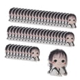 thumbnail image 1 of 50 tarjetas de exhibición de pinzas para el cabello con lindos patrones para niñas, etiquetas para exhibir joyas Estilo E, 1 of 9