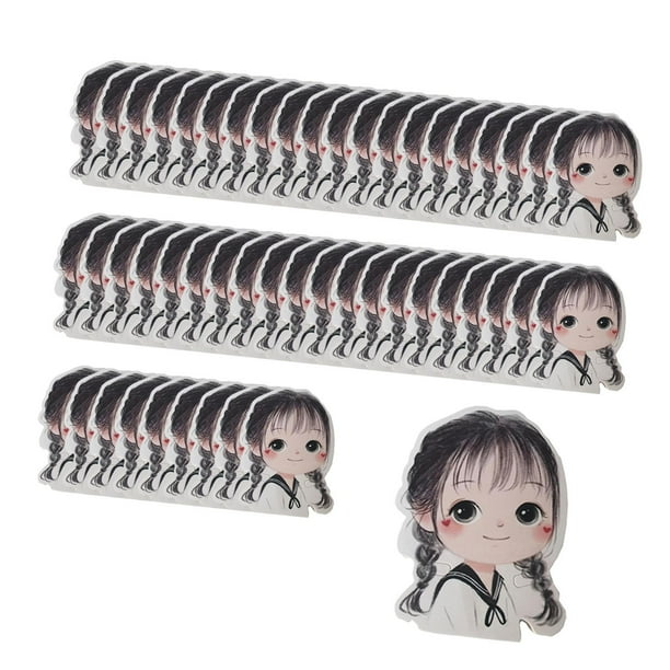 50 tarjetas de exhibición de pinzas para el cabello con lindos patrones para niñas, soporte para exhibición de joyas Estilo E