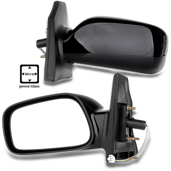 ECCPP Power Side View Mirror Gloss Black Driver Side(LH) Mirror for 03-08 for Toyota Corolla TO1320178 8794002380