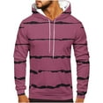 thumbnail image 1 of Styesk Chemises pour Hommes Mode Décontractée Col Rond Poches Dégradé Imprimé Chandail à Manches Longues Chandail à Capuche, 1 of 4