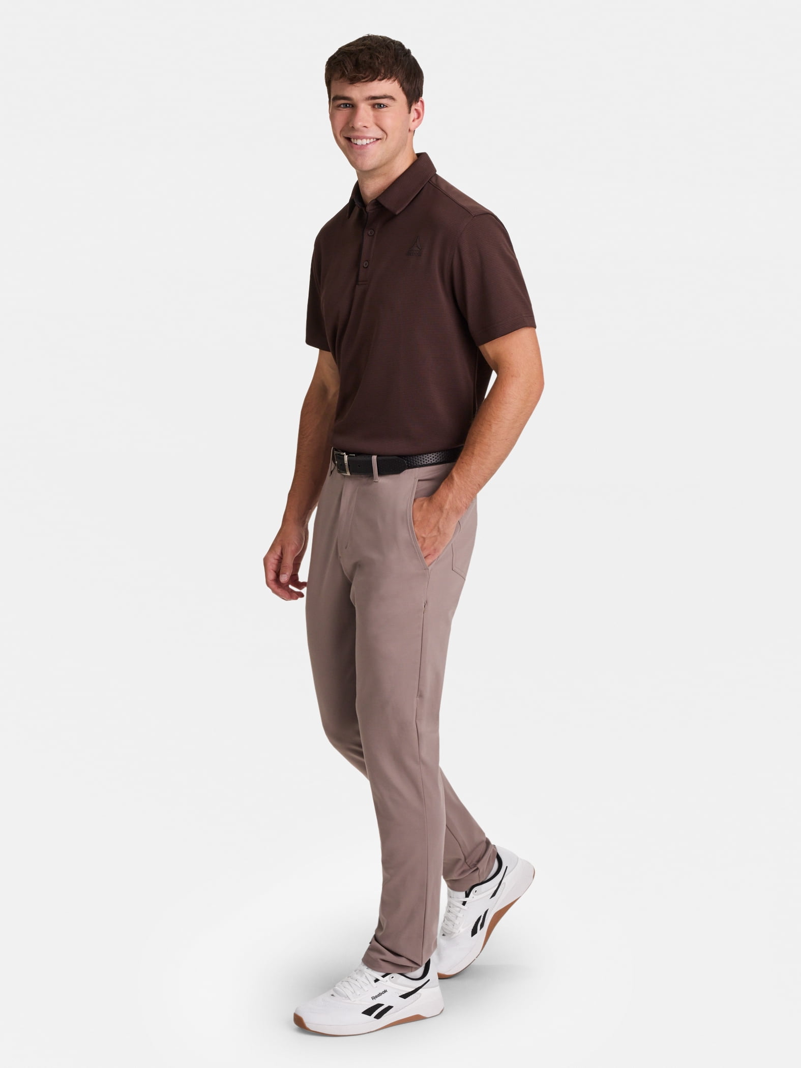 Reebok Men's and Big Men's Performance Polo Shirt, Sizes XS-5XL