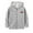 Grey, variant on Kids Car Embroidered Full Zip Hoodie French Terry Construction Vehicle Hooded Sweatshirt Winter Warm Outerwear Jacket Coat for Boys