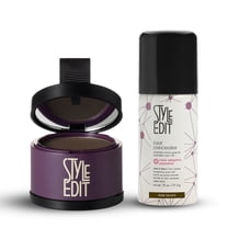 Style Edit Root Touchup Powder Travel Sized Concealer Spray Dark Brown 0.88 oz