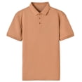thumbnail image 2 of Zysthvn Summer Mens Tops Short Sleeve Work Lapel Casual Mens Tops Polo Solid Shirts, 2 of 7