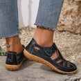 thumbnail image 3 of Mepaouo Summer Closed Toe Sandals for Women Ankle Strap Dressy Orthopedic Walking Slip on Flat Shoes, 3 of 7