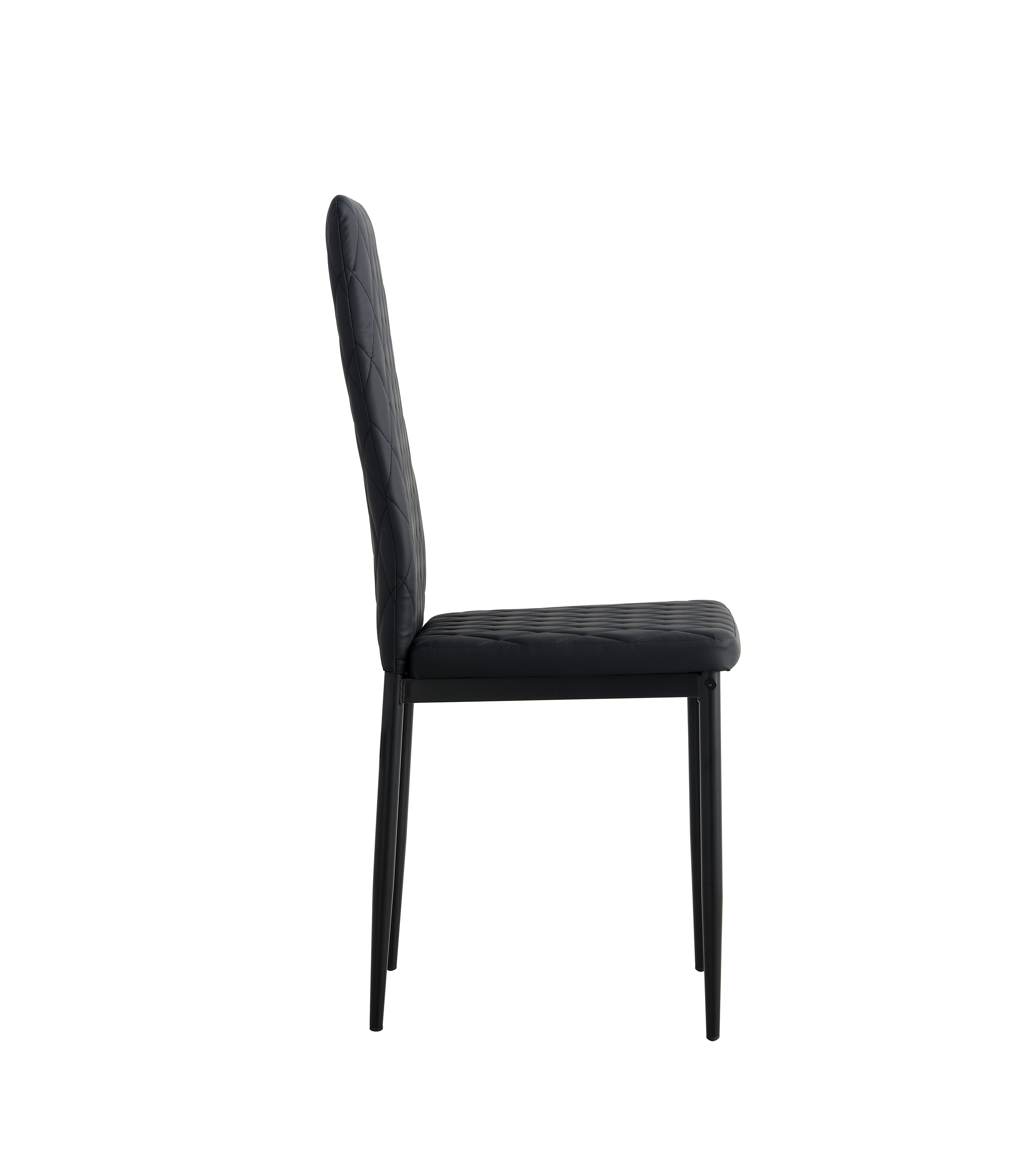 Kadyn Dining Chairs Set of 4, PU Dining Chairs for 4, Kitchen Dining Chairs for Living Room, Black Kadyn Dining Chairs Set of 4, PU Dining Chairs for 4, Kitchen Dining Chairs for Living Room, Black