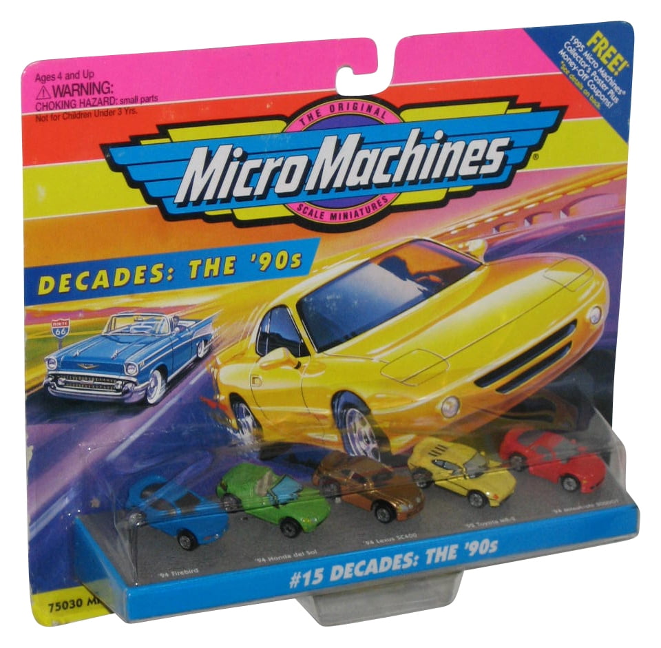 Micro Machines Decades The 90's (1994) Galoob Toy Car Pack 15