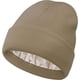 thumbnail image 1 of Gorro de punto con forro de satén para mujer, gorro de invierno para hombre, forro de seda, suave, holgado, cálido y con puños (caqui), 1 of 7