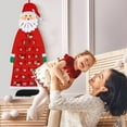 thumbnail image 5 of Calendario de Adviento de Navidad de Fieltro, Calendario de Adviento de Papá Noel de pared Calendario de Cuenta Regresiva de Navidad Reutilizable de 24 Días Colgante, 5 of 5