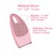 thumbnail image 4 of Cepillo de limpieza facial sónico Brillar Limpiador Facial Impermeable Silicona Suave Masajeador Viaje Inalámbrico Carbón de Bambú Rosa, 4 of 5