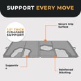 thumbnail image 4 of BalanceFrom 6ft x 2ft x 1.5in 3-Panel All-Purpose Folding Gymnastics Mat, Blue, 4 of 15