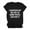 Black, variant on Raeneomay Oversized T Shirts for Women Women Short Sleeves Letter Print Casual Tops Blouse T-Shirt