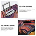 thumbnail image 3 of Gukieu Abstract Pattern Penguin Print Suitcase Protective Cover, Elastic Zipper Buckle Suitcase Protective Cover, Suitable for Travel, Business Trip-Large, 3 of 7