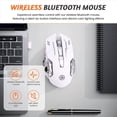 thumbnail image 4 of RatóN InaláMbrico Silencioso Recargable por USB para Juegos, RatóN Recargable con Bluetooth para PC y PortáTil, Color, 4 of 5