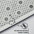 thumbnail image 4 of Christmas, red pickup truck, Tis the Season "snowflake, snowman, wooden house, holiday realistic style Flannel Soft Kitchen Rugs Non Slip Washable, Throw Mat, Non-Skid Runner Mat, Floor Mat, Doormat, 4 of 6