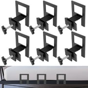 JTWEB Mattress Slide Stopper Mattress Non Slip Plates Of Metal Retainer for Enhanced Mattress Stability Adjustable Mattress Slip Limiter Retainer with Bolts for Bed