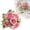 Rose Purple, variant on KUMHONW 1 Pack Peonies Artificial Flowers Vintage Faux Peony Bouquet Fake Flower for Vase Silk Floral Arrangements for Table Centerpiece Wedding Decoration Indoor Home Decor