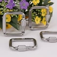 thumbnail image 4 of HEVIRGO Safe Multi-Function Square Mini Hanging Buckle Aluminum Alloy Carabiner for Outdoor, 4 of 10