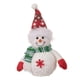 thumbnail image 2 of Muñeco de nieve decorativo, muñecos de peluche navideños, lindos animales de peluche navideños brillantes Sombrero puntiagudo, 2 of 9