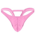 thumbnail image 2 of Ajhsaklt Lace Thongs for Women Men'S Sretch G-String T-Back Micro Thong Briefs Underwear Thongs for Women Hot Pink, 2 of 6