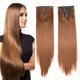 thumbnail image 4 of Extensiones de cabello con clip de 8 piezas Extensiones de cabello humano de 31,5 pulgadas Cabello Remy para mujeres Cgtredaw Para estrenar, 4 of 9