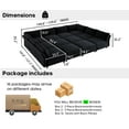 thumbnail image 3 of NYBOPAVIS Modular Sectional Sofa, 12 Seat Modular Sectional Couch Convertible Sleeper Sofa Bed, Oversized Deep Seat Chenille Sofa for Living Room, 3 of 9