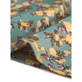 thumbnail image 5 of BluDe GaEstampado Floral ManAcampanaOjo De CerraduTalGrande PaMujer Verde gris 3XL, 5 of 5