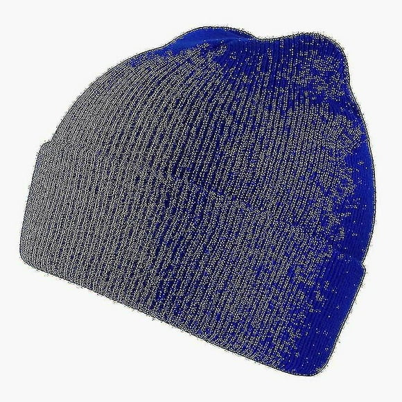 Fashion Knitted Beanies Hat, Winter Warm Ski Soft Elastic Caproyal Blue