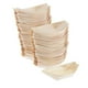 thumbnail image 5 of 100 Piezas Bandeja para de de Pino en apariencia de Barco Perfecta para Servir Aperitivos, O Postres Sola Porción 135x77mm Yotijar bote de servicio de madera, 5 of 10