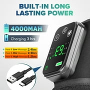 Heated Knee Massager,3-In-1 Heated Knee Brace Wrap, Vibration Knee Heating Pad,3 Adjustable Vibrations and Heating Modes, Heating Pad for Knee Relax
