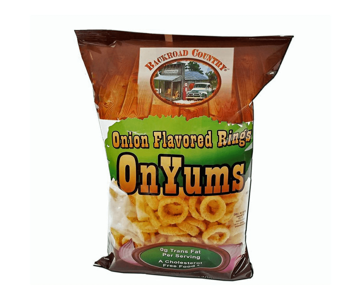Backroad Country Onyums Onion Flavored Rings, 4Pack 6 oz. Bags