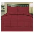 thumbnail image 7 of KriKac 7 Piece Comforter Set Bag Solid Color All Season Soft Down Alternative Blanket & Luxurious Microfiber Bed Sheets, Burgundy,, 7 of 7
