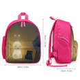 thumbnail image 2 of MIFFY Mochila Escolar para Niños y Niñas, Mochila Infantil Ligera de Alta Calidad, Grande y Duradera ROSA, 2 of 6