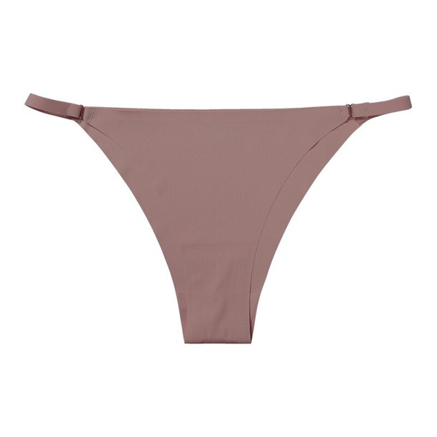 Tanga sin costuras de cintura baja para mujer, ropa interior Sexy, lencería cómoda
