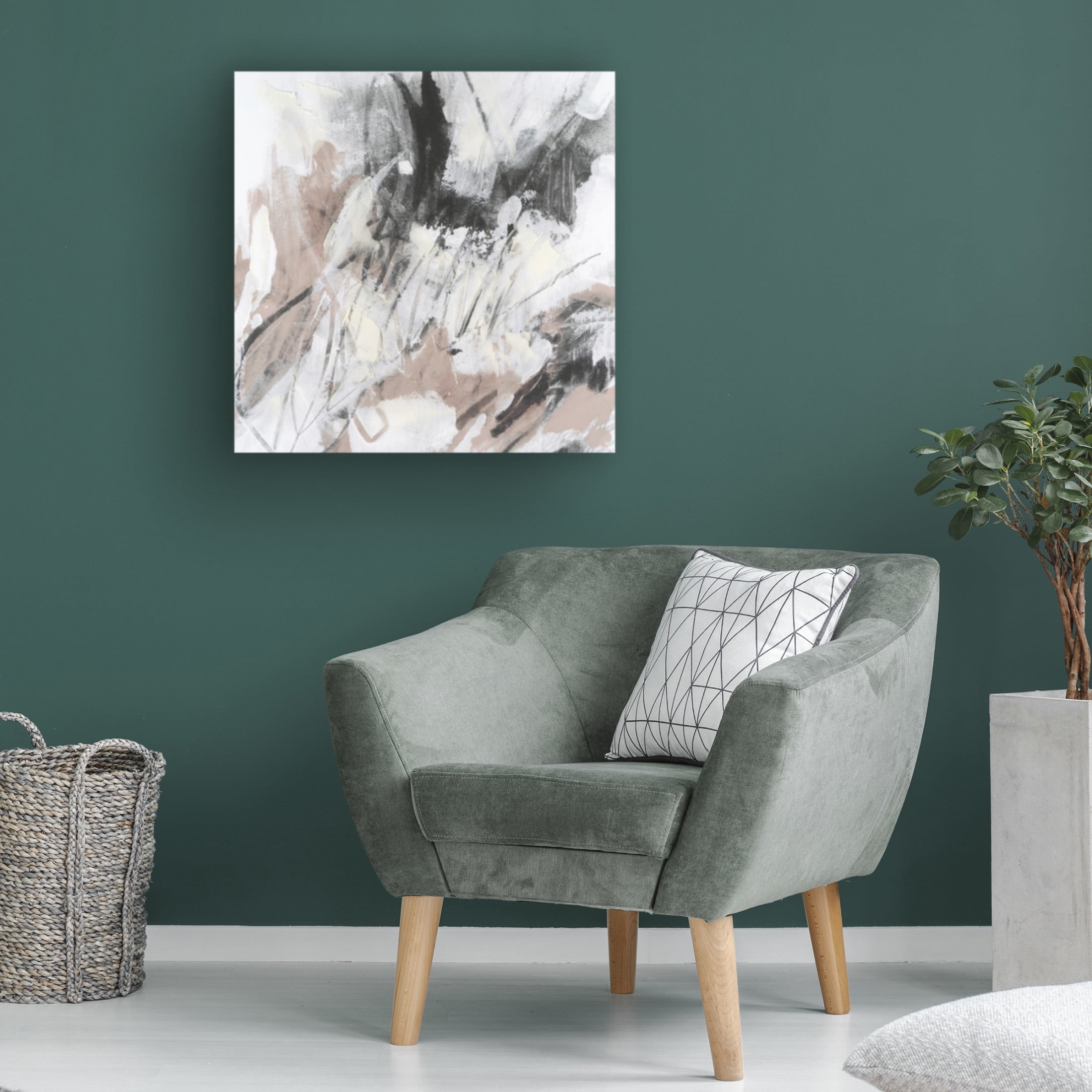 Trademark Fine Art June Erica Vess  Neutral Scribe III Canvas Wall Art