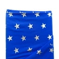thumbnail image 2 of Shason Textile (8 Yards Cut) Foil Knit Dancewear Stars, Blue/Silver, 2 of 3