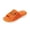 Orange, variant on Halloween Slippers for Women Men Pumpkin Jack O Lantern Fuzzy Slide Open Toe Plush House Shoes Soft Fluffy Warm Indoor Bedroom Slippers