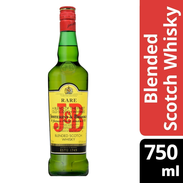 J&B Rare Blended Scotch Whisky, 750 mL, 40% ABV - Walmart.com
