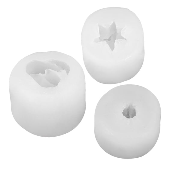 LOLIPPYY Silicone Soap Molds 3Pcs with Succulent Shape Suitable for Home Use and Craft Projects