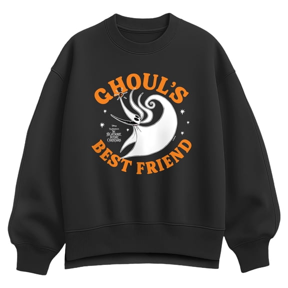 The Nightmare Before Christmas - Ghouls Best Friend - Women's Oversized Fleece Crew Sweatshirt