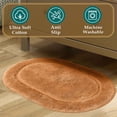 thumbnail image 4 of BNM Non-Slip Washable Bath Rug Set, 20" x 30", 24" x 36", Rust, 4 of 8